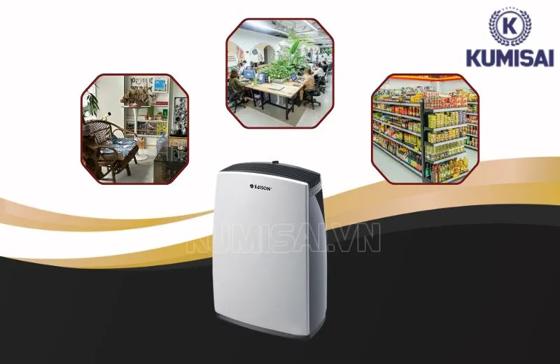Những không gian phù hợp nhất với máy hút ẩm Edison ED 12BE