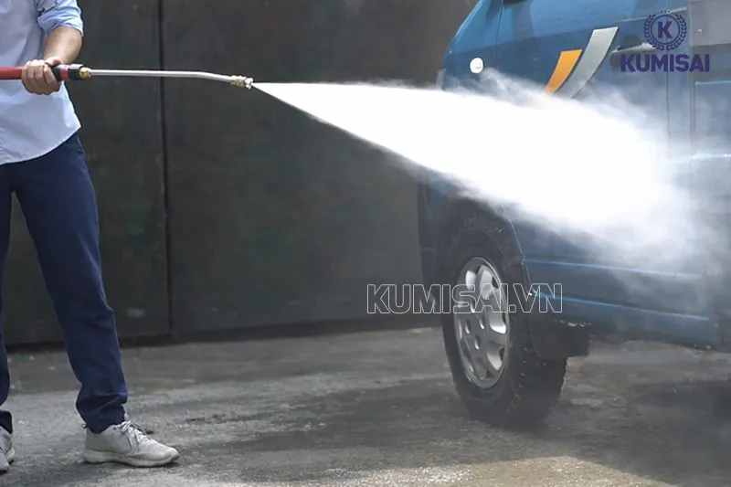 Sử dụng súng phun cao áp G6 Sử dụng súng phun cao áp G6