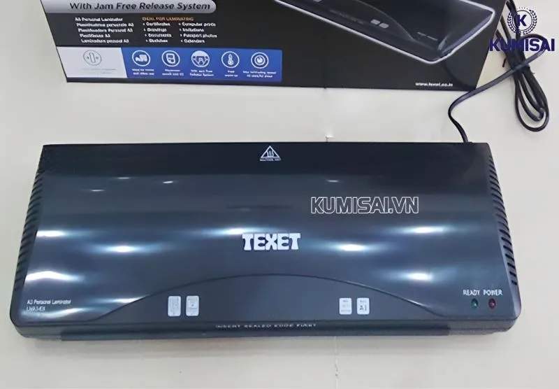 Máy ép plastic Texet LMA4-EX nhỏ gọn, hiện đại Máy ép plastic Texet LMA4-EX nhỏ gọn, hiện đại
