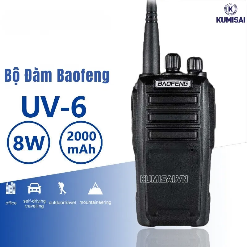 Tìm hiểu về bộ đàm Baofeng UV6 Tìm hiểu về bộ đàm Baofeng UV6