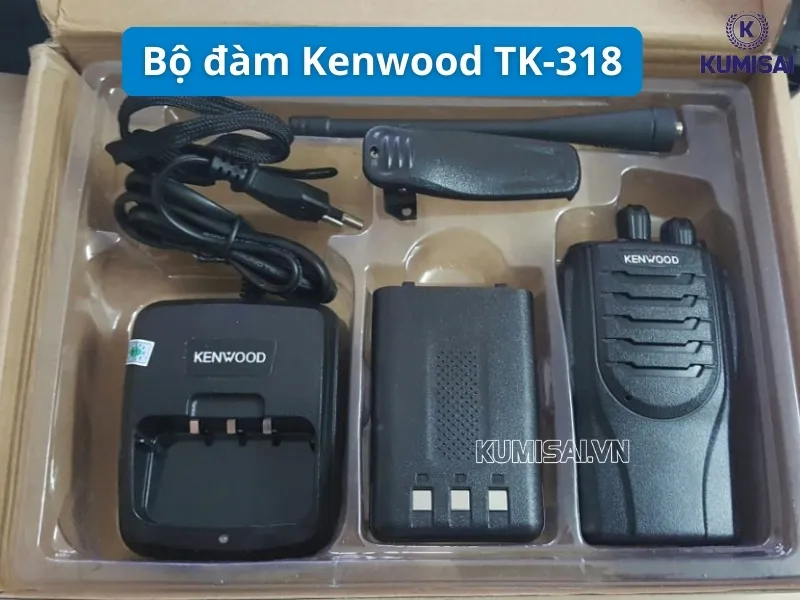 Tìm hiểu về thiết bị máy bộ đàm cầm tay Kenwood TK-318
