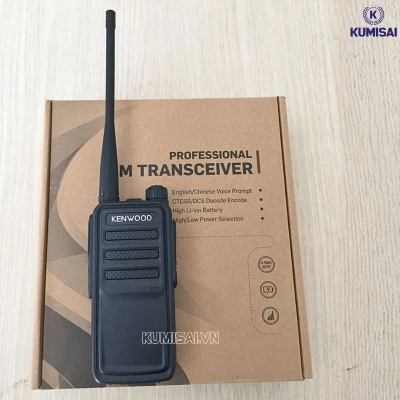 Bộ đàm Kenwood TK 3368 thiết kế nhỏ gọn, dễ thao tác