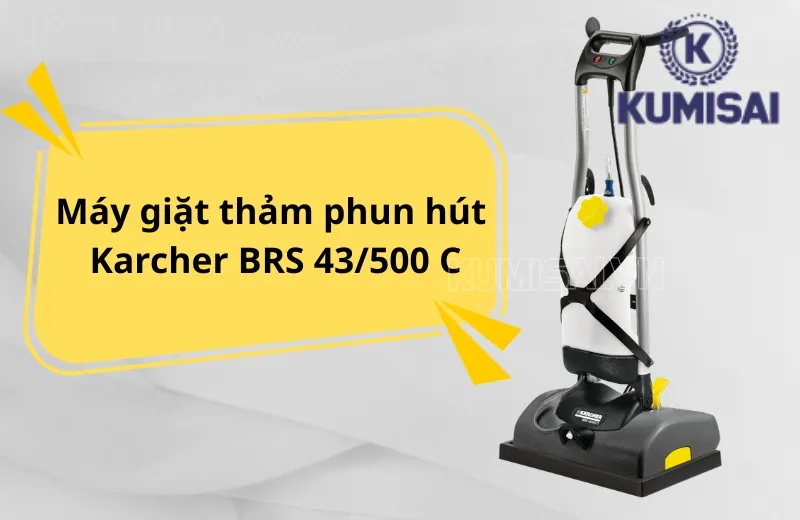 Máy giặt thảm phun hút Karcher BRS 43/500 C chất lượng cao Máy giặt thảm phun hút Karcher BRS 43/500 C chất lượng cao