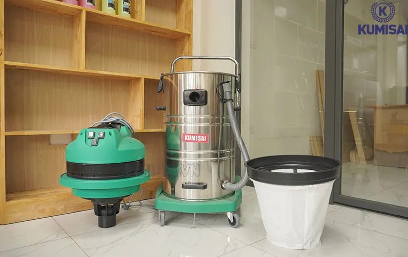 Kết cấu máy hút bụi Kumisai đơn giản, dễ dàng lắp đặt Kết cấu máy hút bụi Kumisai đơn giản, dễ dàng lắp đặt