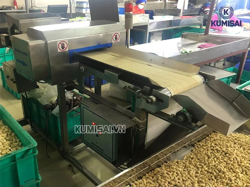 Máy dò kim loại hạt điều