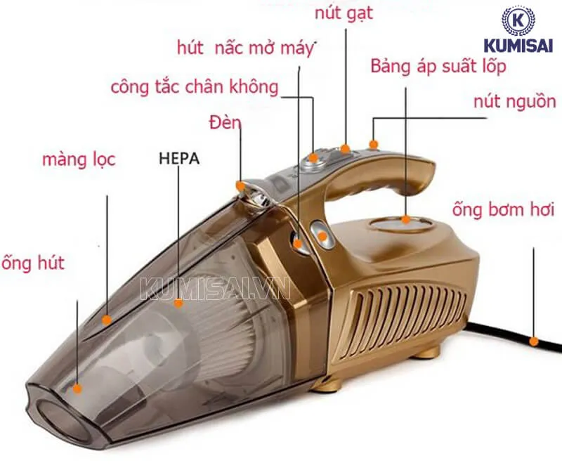 máy hút bụi Rundong 4 trong 1