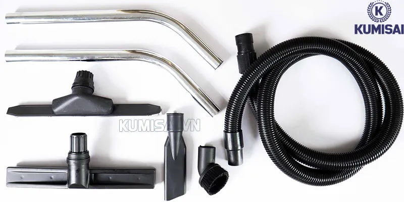 Chuẩn bị đầy đủ bộ phụ kiện máy hút bụi Palada 
