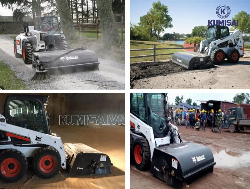 Xe quét rác Bobcat cực chuyên dụng, đa năng