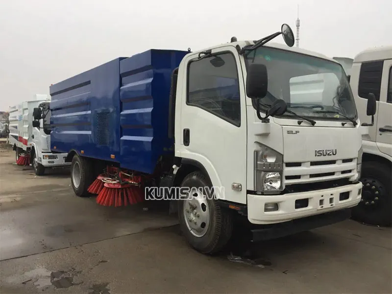 Xe quét rác công nghiệp Isuzu 6 khối