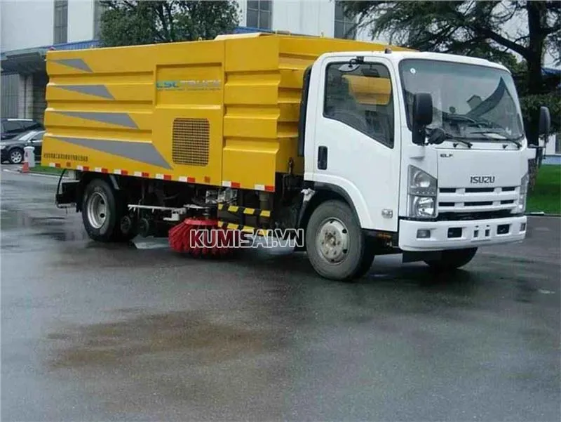 Xe quét rác hút bụi Isuzu 10 khối