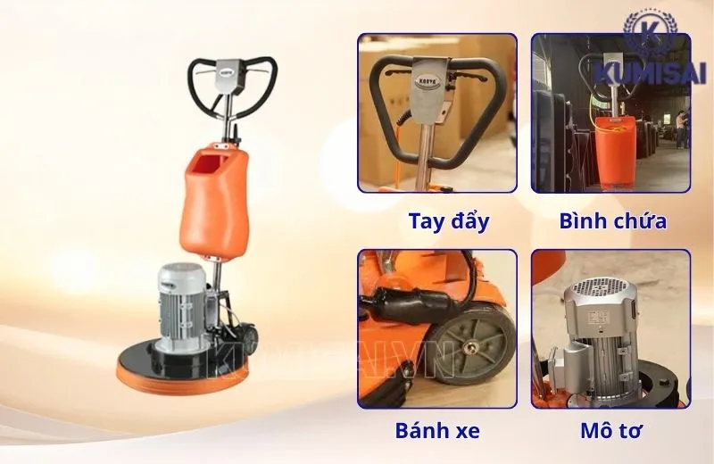 Thùng chứa và khung máy làm từ vật liệu cao cấp, bền chắc Thùng chứa và khung máy làm từ vật liệu cao cấp, bền chắc