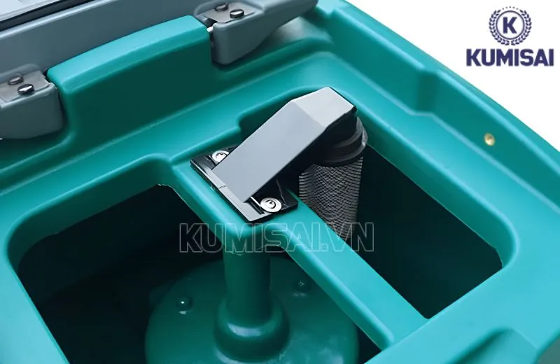 Thùng chứa tích hợp lọc, phao chống tràn