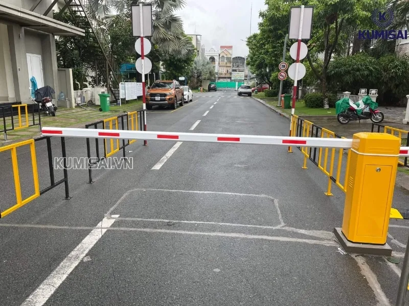 Barrier tự động SJSPD002B có tốc độ đóng mở nhanh