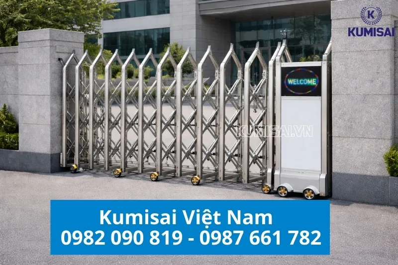 Kumisai Việt Nam - Lắp đặt cổng xếp TC-J8928 trọn gói