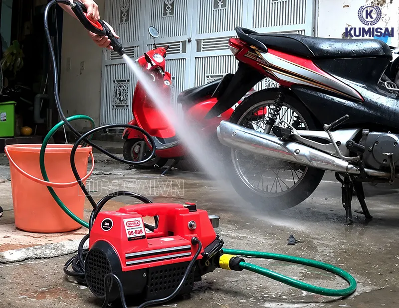 Cách sử dụng máy rửa xe Oshima OS 80B hiệu quả và an toàn