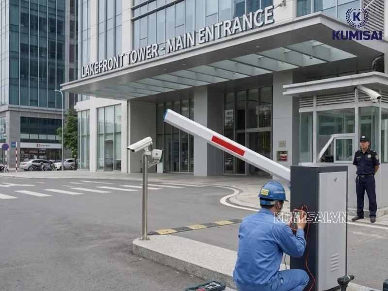 Theo dõi hướng dẫn lắp đặt barrier tự động AX600 Theo dõi hướng dẫn lắp đặt barrier tự động AX600