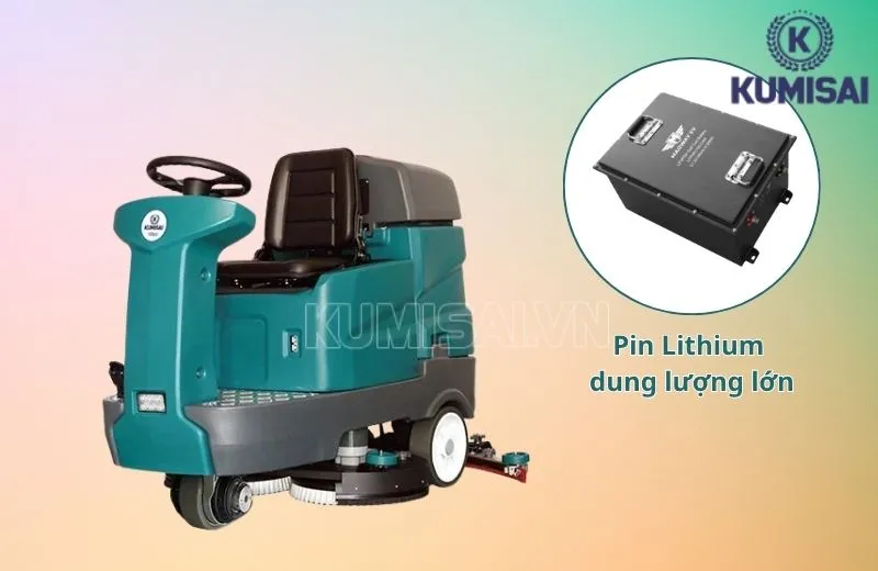 Pin Lithium dung lượng lớn bên trong máy Pin Lithium dung lượng lớn bên trong máy