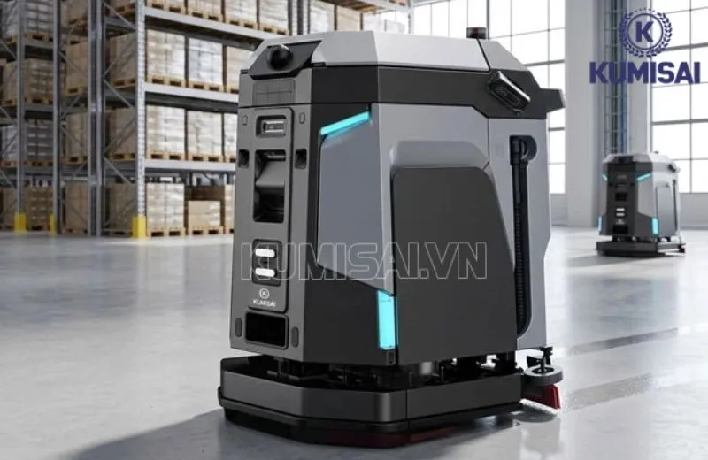 Siêu phẩm robot chà sàn Kumisai KMS 502 Siêu phẩm robot chà sàn Kumisai KMS 502
