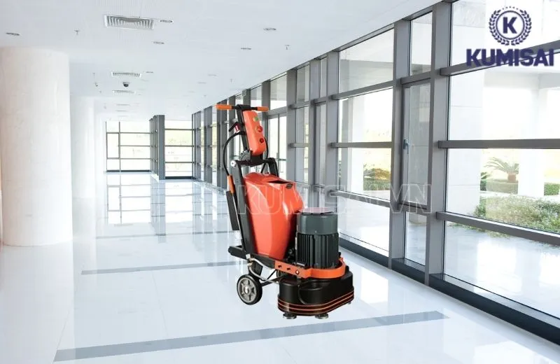 Điều khiển máy mài sàn Karva KVG100B đúng cách để mài hiệu quả