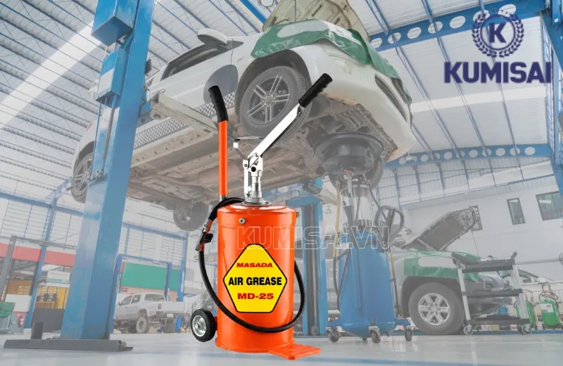 Thiết kế chuẩn công nghiệp của máy bơm mỡ MASADA MD-25