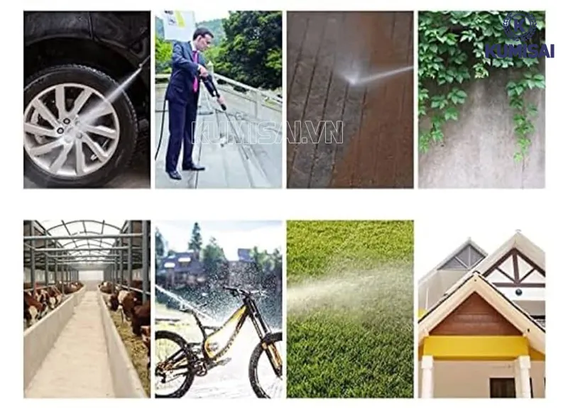 Áp lực phun lớn, tính ứng dụng cao Áp lực phun lớn, tính ứng dụng cao