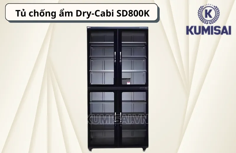 Tủ chống ẩm Dry-Cabi SD800K thuộc dòng máy công nghiệp mạnh mẽ Tủ chống ẩm Dry-Cabi SD800K thuộc dòng máy công nghiệp mạnh mẽ