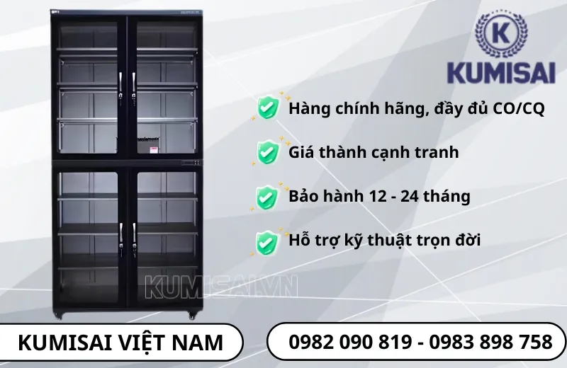 Mua tủ chống ẩm Dry-Cabi SD800K chính hãng, giá tốt tại Kumisai Việt Nam Mua tủ chống ẩm Dry-Cabi SD800K chính hãng, giá tốt tại Kumisai Việt Nam