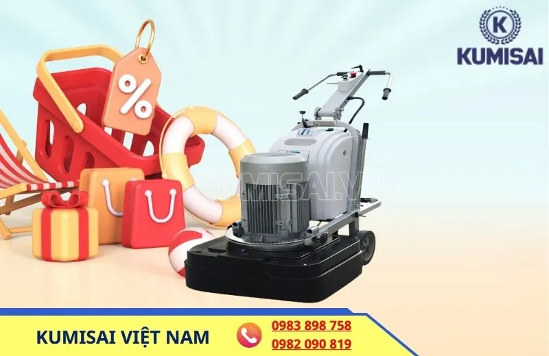 Giá máy mài sàn bê tông ASL600-T1 (B) tại Kumisai đang giảm sâu Giá máy mài sàn bê tông ASL600-T1 (B) tại Kumisai đang giảm sâu