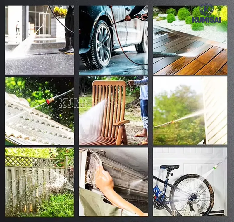 Áp lực phun xịt lớn, hiệu quả cao