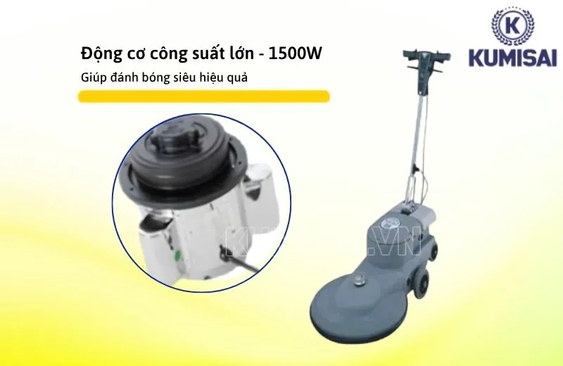 Mô tơ của máy đánh bóng sàn Clean Tech CT 1500Y Mô tơ của máy đánh bóng sàn Clean Tech CT 1500Y