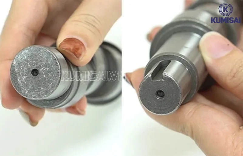 Cấu tạo trục khuỷu đầu bơm