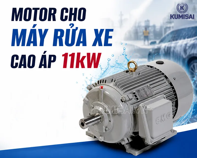 Tìm hiểu về motor máy rửa xe cao áp 11kW