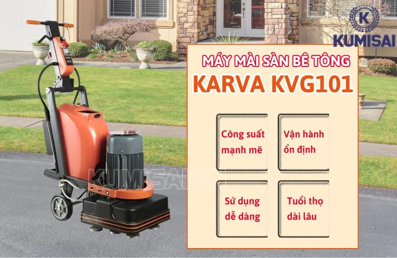 Tạo hình của máy mài sàn bê tông Karva KVG101 Tạo hình của máy mài sàn bê tông Karva KVG101