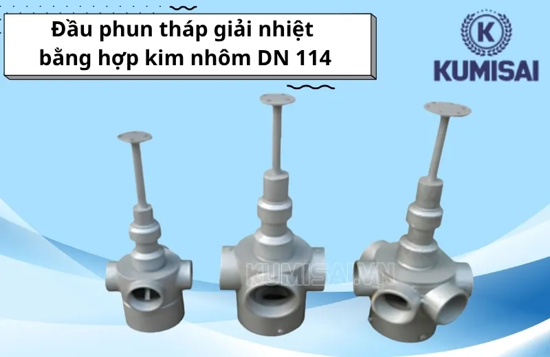 Đầu phun tháp giải nhiệt bằng hợp kim nhôm DN 114 hữu ích cho hệ thống làm mát