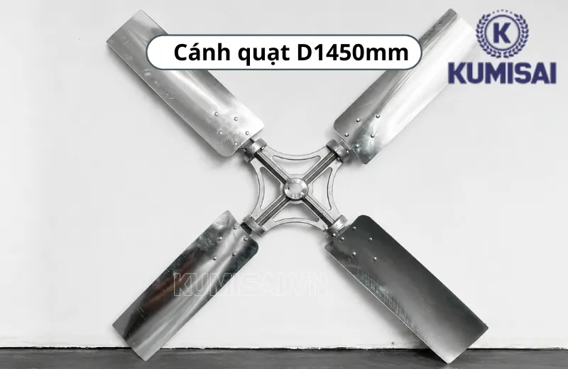 Cánh quạt D1450mm là lựa chọn tối ưu cho tháp giải nhiệt