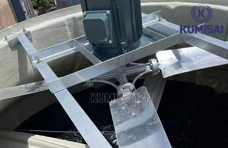 Cánh quạt D1450mm tạo ra luồng gió lớn, tối ưu khả năng làm mát