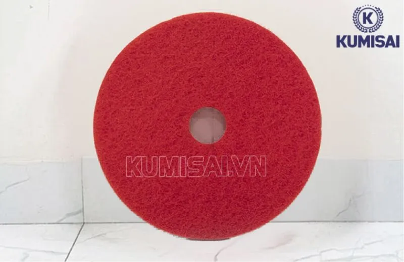 Pad chà sàn đỏ có mật độ cước vừa phải