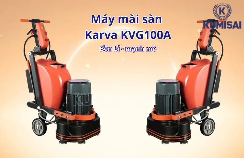 Diện mạo của máy mài sàn Karva KVG100A Diện mạo của máy mài sàn Karva KVG100A