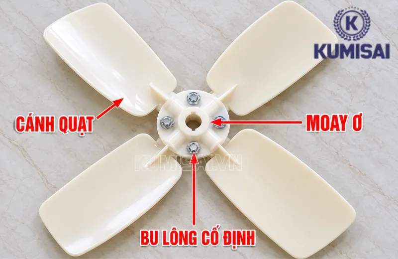Thiết kế cánh quạt tháp giải nhiệt D770mm