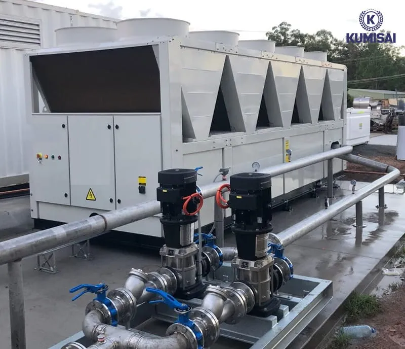 Tháp giải nhiệt chiller có vai trò quan trọng đối với hệ thống làm lạnh