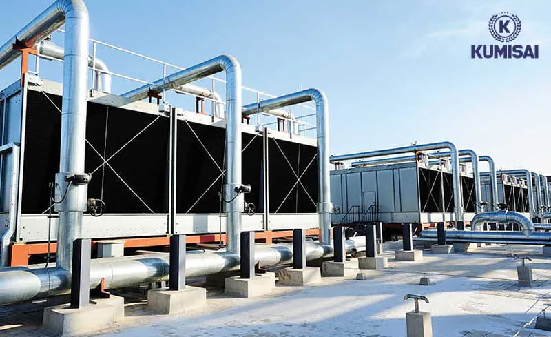 Tháp làm mát chiller được ứng dụng trong nhiều ngành công nghiệp