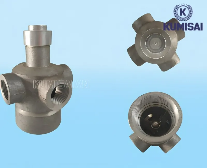 Đầu phun DN 114 có độ bền vượt trội nhờ chất liệu hợp kim nhôm