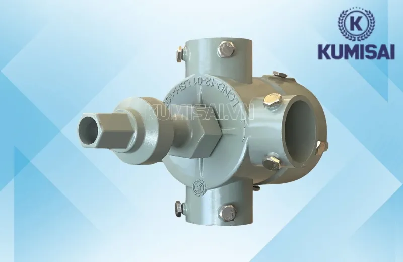 Kết cấu đầu phun DN 114 được gia cố chắc chắn