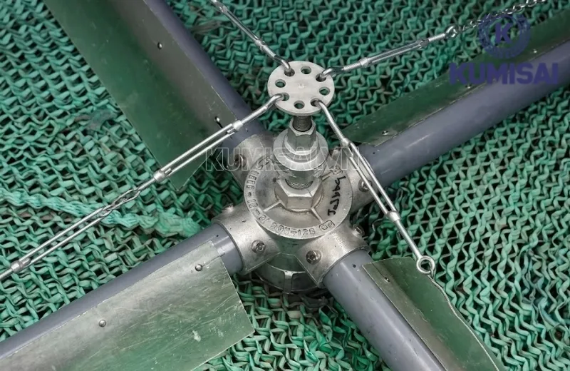 Cách lắp đặt đầu phun tháp giải nhiệt DN 114
