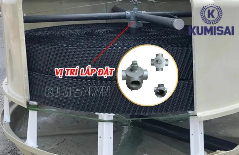 Đầu phun DN90 giữ vai trò quan trọng trong tháp giải nhiệt Đầu phun DN90 giữ vai trò quan trọng trong tháp giải nhiệt