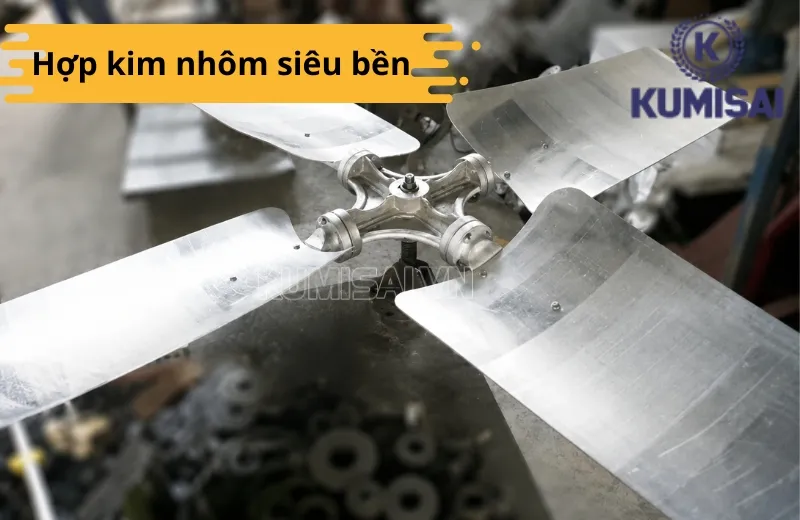 Cánh quạt D2400mm làm từ hợp kim nhôm