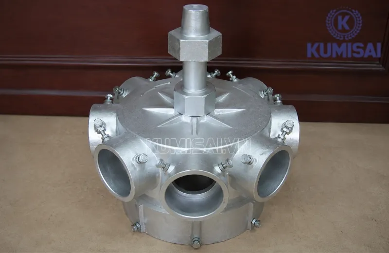 Đầu phun DN 250 được làm từ hợp kim nhôm cao cấp, chống han gỉ hoàn hảo