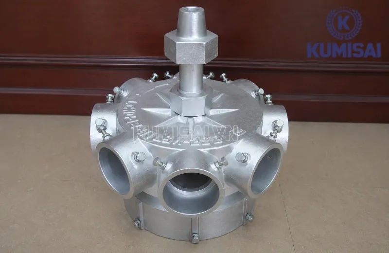 Đầu phun DN 300 có 8 đầu chia