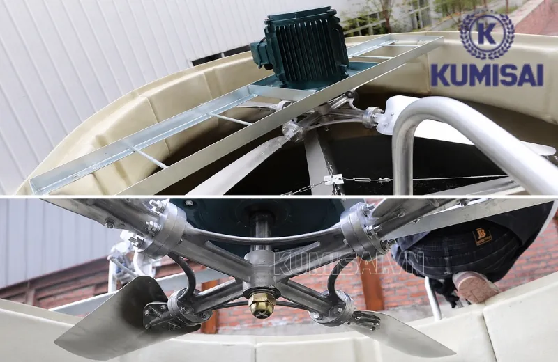 Cách lắp cánh quạt D2000mm vào hệ thống tháp giải nhiệt đúng kỹ thuật