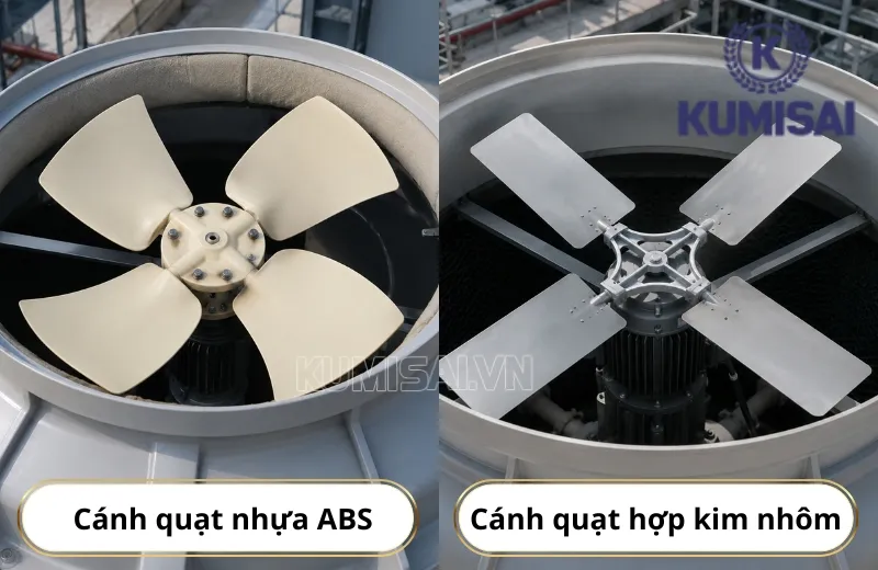Tùy theo nhu cầu sử dụng, bạn có thể chọn cánh quạt nhựa hoặc hợp kim nhôm Tùy theo nhu cầu sử dụng, bạn có thể chọn cánh quạt nhựa hoặc hợp kim nhôm